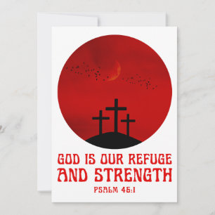 Invitation Dieu est notre refuge et notre force
