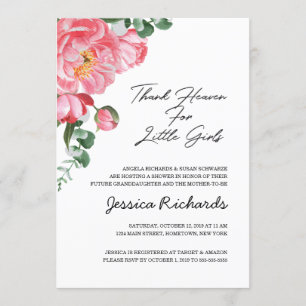 Invitation Dieu merci pour l'invitation de douches pour petit