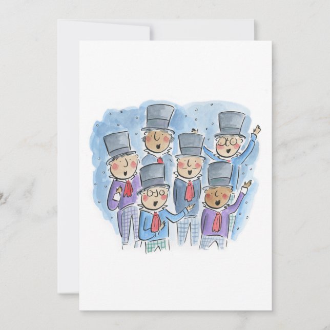 Invitation Dieu repose, messieurs, joyeux (Devant)