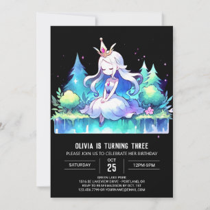 Invitation Digital Happy Princess Anniversaire
