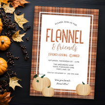 Dîner Cozy Flannel et Friends Friendsgiving