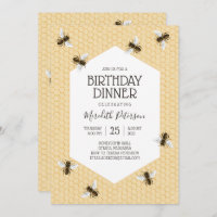 Dîner d'anniversaire vintage