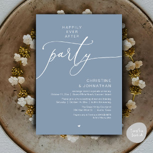 Invitation Dîner de Mariage Dansant Pour un Bonheur Éternel