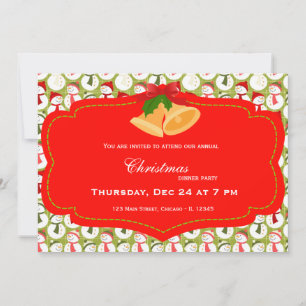 Invitation Dîner de Noël