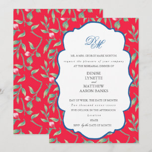 Invitation Dîner de répétition de bande infrarouge