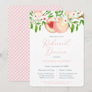 Invitation Dîner de répétition de Mariage du sud de Sweet Pea