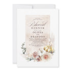 Dîner de répétition des Citrouilles de fleurs de t