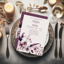 Dîner de répétition élégant avec orchidée