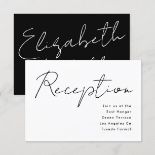 Invitation Dîner de répétition personnalisé moderne Réception