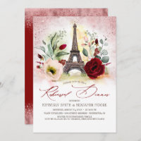 Dîner de répétition Tour Eiffel Vintage Paris