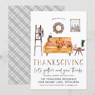 Invitation Dîner de Thanksgiving