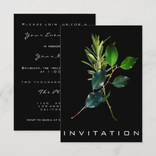Invitation Dîner du chef italien épices Hause Rosmarino Lauro