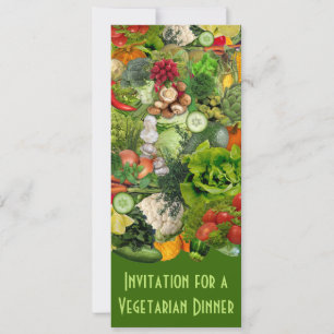 Invitation Dîner végétarien