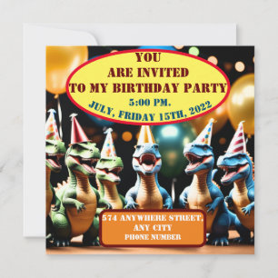 Invitation Dino Puissant II