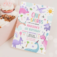 Dinosaur One-A-Saurus 1ère fête d'anniversaire