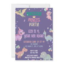 Dinosaur Princess Party 4e anniversaire
