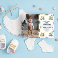 Dinosaur Stomp Chomp Rawr 1er anniversaire de fête