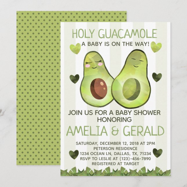 Invitation d'invitation de baby shower d'avocat (Devant / Derrière)