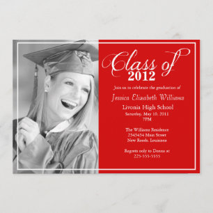 Invitation Diplôme à la mode