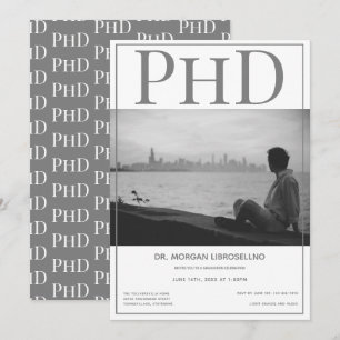 Invitation Diplômé de doctorat en photographie