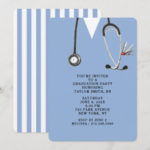 Invitation Diplôme de l'école d'infirmières