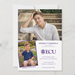 Invitation Diplômé de l'Université d'East Carolina