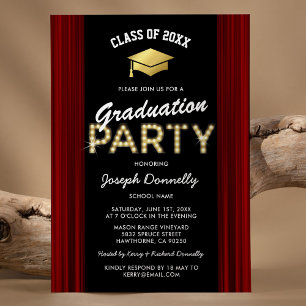Invitation Diplômé de lycée promotion 2025