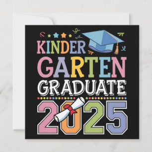 Invitation Diplômé de maternelle 2025 École de fin d'études