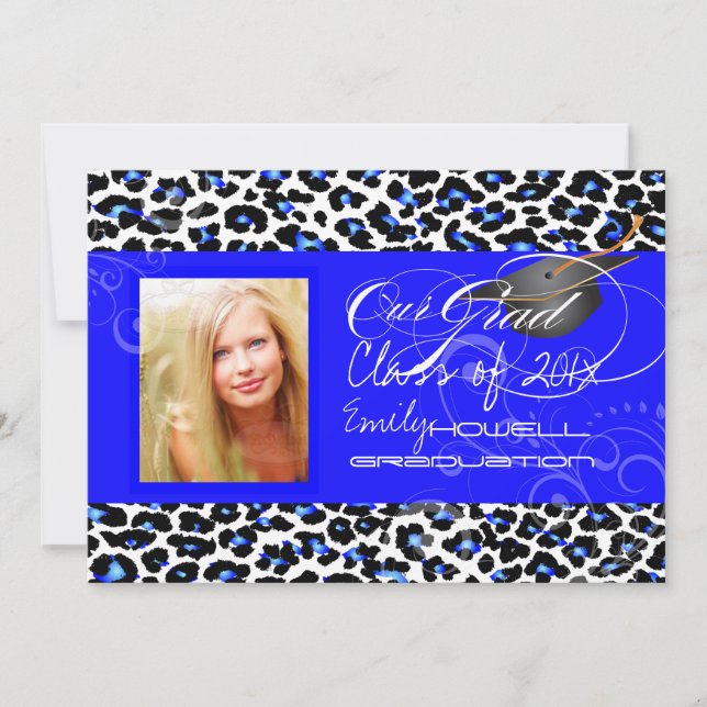 Invitation Diplôme de PixDezines pyschedelic cheetah 2013 (Devant)