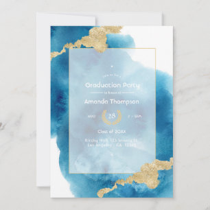 Invitation Diplôme de plage à l'aquarelle