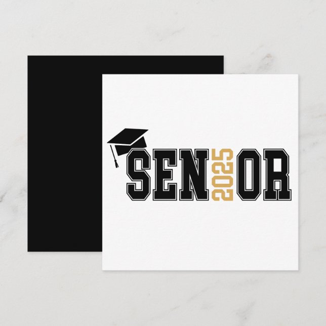 Invitation Diplôme d'études supérieures 2025 (Devant / Derrière)