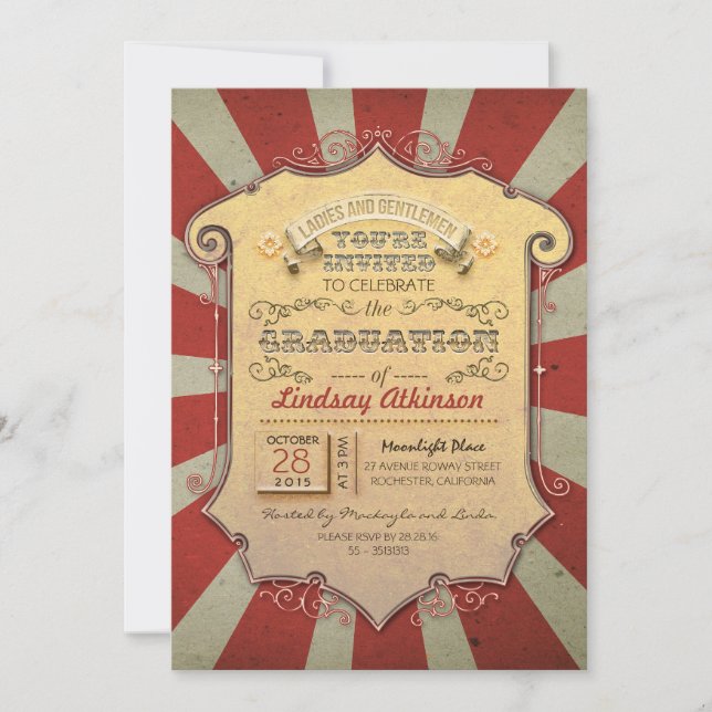 Invitation Diplôme du Carnaval (Devant)
