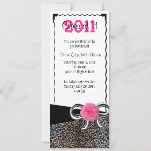 Invitation Diplômé en style