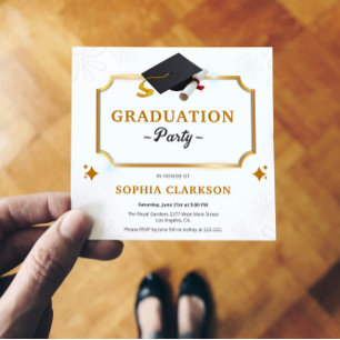 Invitation Diplôme et diplôme