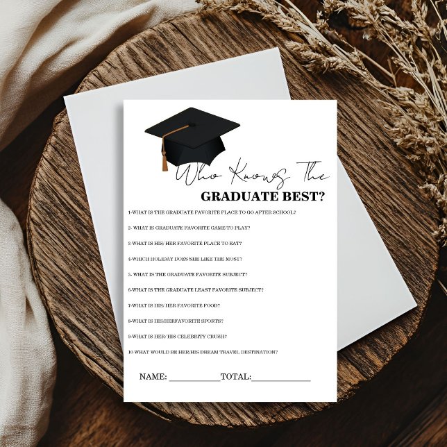 Invitation Diplôme simple Connaître le meilleur jeu du diplôm (Créateur téléchargé)