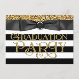 Invitation Diplômés Promotion 2015 Paillettes Dorées