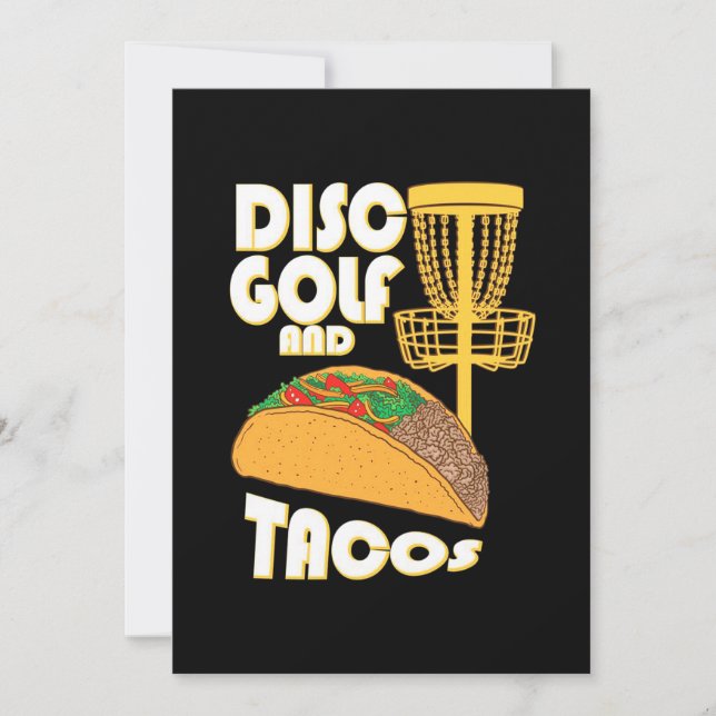 Invitation Disc Golf Et Tacos (Devant)