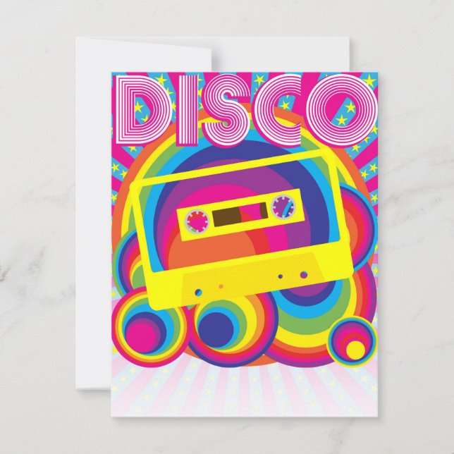 Invitation Disco (Devant)