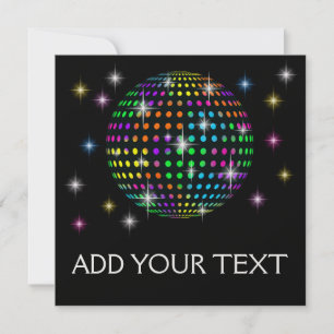 Invitation Disco Party - SRF