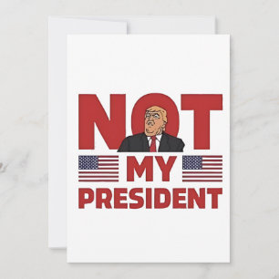 Invitation Discours d'inauguration anti Trump Pas mon Préside