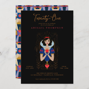 Invitation Disney Princess Blanche Neige   21e anniversaire