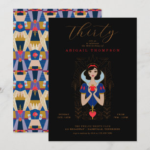 Invitation Disney Princess Blanche Neige 30e anniversaire