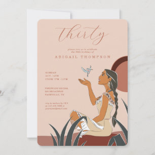 Invitation Disney Princess Pocahontas 30e anniversaire