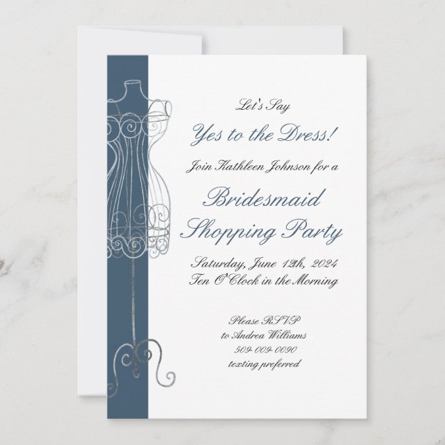 Invitation Dites oui à la Fête des femmes d'affaires (Devant)