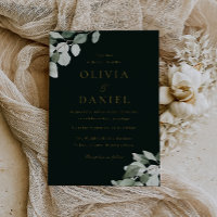 Divine Feuille verte Élégant Mariage moderne