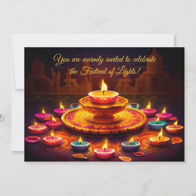 Invitation Diwali Glow (Devant)