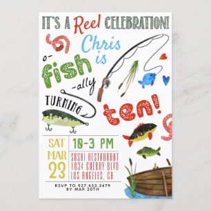 Invitation Dixième anniversaire de la pêche