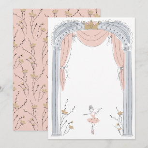 Invitation do-it-yourself Blank Ballet