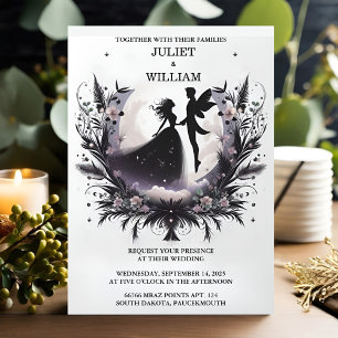 Invitation Do Witch Magical Dream Mystical Stars Moon Mariage