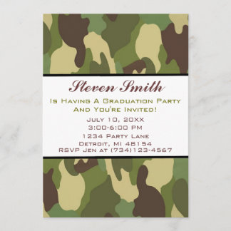 Invitation d'obtention du diplôme de Camo